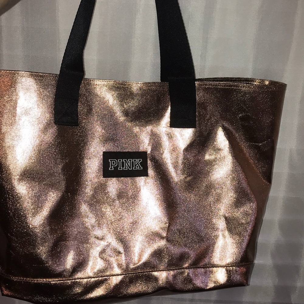Rose-Gold PINK tote.